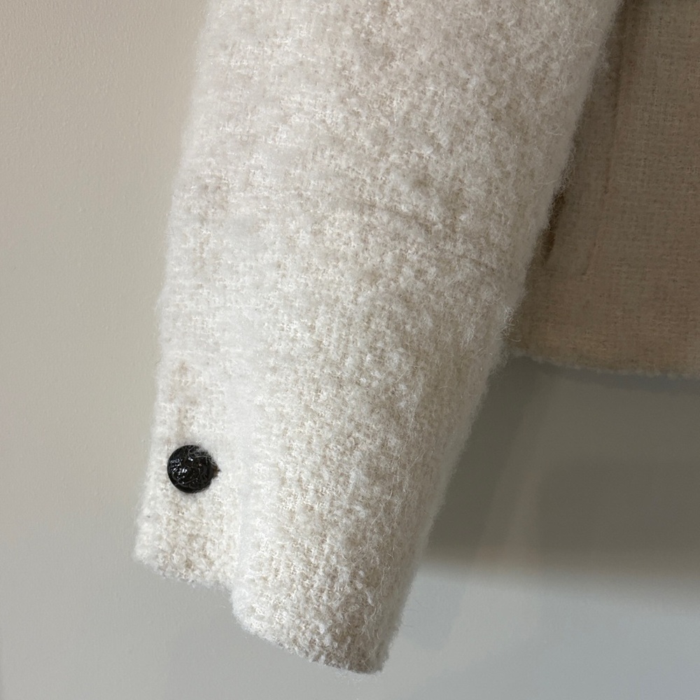 ME+EM Cream Boucle'Swing Jacket - Picture 9 of 12